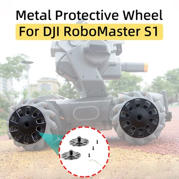Pre DJI RoboMaster S1 Vzdelávacie Robot Kovové Koliesko Chránič Pneumatiky Ochranné Spp Anti-kolízie Stráže Kryt Príslušenstvo