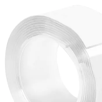 Transparentné Obojstranné Pásky Nano Pásky Domácnosti Nástenné Závesy Lepiacu Pásku, Umývateľný Opakovane 50mmx1m