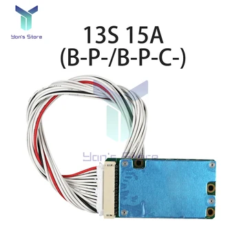 1PC 13S 48V 4/6MOS Li-Ion Batéria Ochrany Doske PCB Dosky Bez Balance Board S Drôtom Prelomiť Ochranu Palube 15/20A
