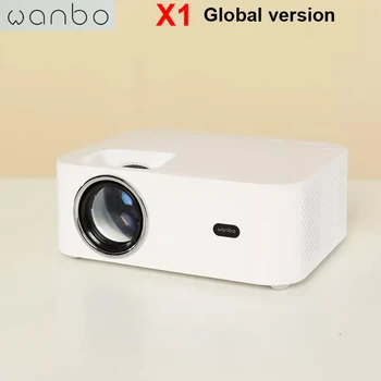 Globálna Verzia Wanbo X1 Projektor OSD Bezdrôtovej Projekcie Nízka Hlučnosť LED Prenosný Projektor Keystone Korekcia Na Home Office