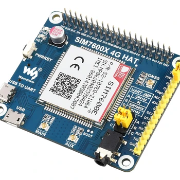 Waveshare SIM7600E-H 4G KLOBÚK pre Raspberry Pi, LTE Cat-4 4G / 3G / 2G, GNSS