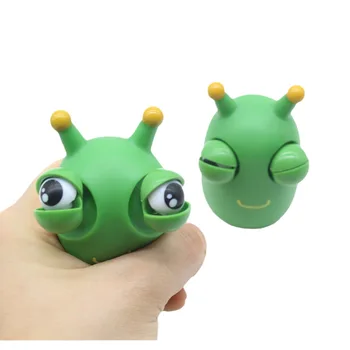 Rastlinné Červ Caterpillar Eye Toy Dekompresný Artefakt, Štipka Deti Darček Prieduch Malé Hračky Dekompresný Trik Darček K Narodeninám