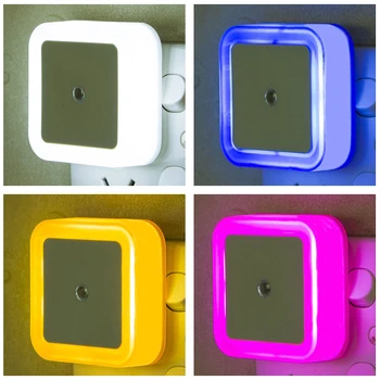 US/EU Plug Inteligentný Senzor LED Nočné Osvetlenie Upgrade Indukčné Automatické Ovládanie Wall Light Detská Misa Spálňa Nočná Lampa Toliet