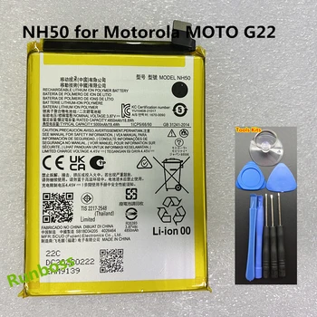 Pôvodnú Kvalitu NH50 5000mAh Batérie pre Motorola MOTO G22 456590 kontakty batérie