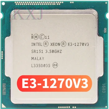 Intel Xeon E3-1270 v3 E3 1270 v3 E3 1270v3 3.5 GHz Používa Quad-Core Osem-Niť CPU Procesor L2=1 M L3=8M 80W LGA 1150
