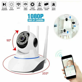 Pôvodné 1080P Bezdrôtové IP Kamery Home Security WIFI Kamera Spôsob Dohľadu Audio CCTV Pet Kamera Dieťa Monito