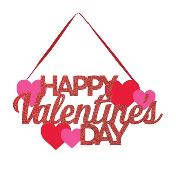 Valentína Dom Plakety Známky Dekorácie Duté Von Ozdoby Happy Valentine Day List 2023 New Horúce Predaj Dropshipping