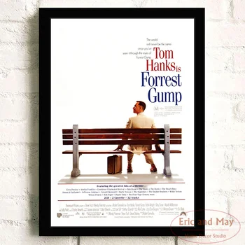 Forrest Gump Klasický Filmový Plagát A Tlač Plátno Art Obrazy Na Stenu Umenie Fotografie Moderného Obývacej Miestnosti Dekorácie Č Rám