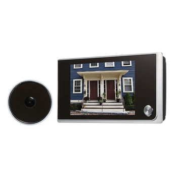 Digitálne Dverové Fotoaparát, 3,5 palcový LCD Farebný Displej 120 Stupňov Peephole Viewer Dvere Oko Diváka Mini Vonkajšie Kamery Elektronické Cat Eye