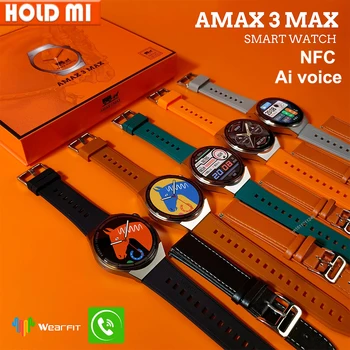 AMAX 3 MAX Smart Hodinky Mužov EKG 1.52