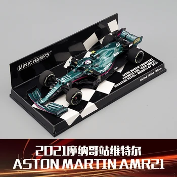 MINICHAMPS 1/43 Diecast f1 racing model auta Aston Martin F1 AMR21 2021 Monako Stanice Vettel simulácia f1 model auto s box