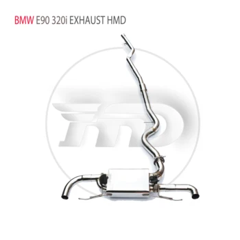 HMD Nerezový Výfukový Systém, Výkon Catback pre BMW E90 320i Auto Accesorios Elektronický Ventil Šál