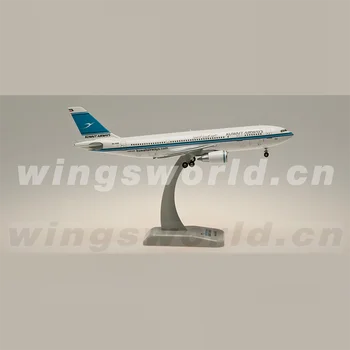 Diecast 1:200 Rozsahu Hogan HG0533GR Kuwait Airways Airbus A300-600 Simulácia Hotové Lietadlo Model Kolekcie Darček Hračky