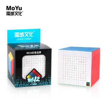 Moyu Rezanie Triede Meilong 12x12x12 Magic Cube Rýchlosť 12x12 Cubo Mofangjiaoshi Magické Kocky Rýchlosť Puzzle, Kocky, Hračky