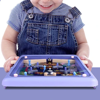 Deti Ploche Pinball Hra Stroj Zábava Rodič-Dieťa Interaktívne Pinball Hry, Hračky, Detský Stôl Streľba Doskové Hry