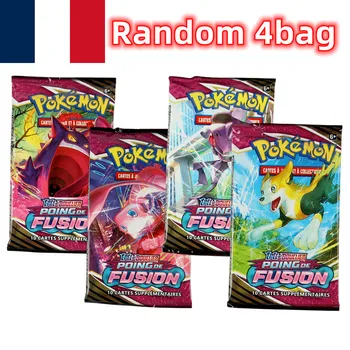 Francúzsky Verzie Pokemon TCG: Fusion štrajk Booster Box Pokemon Karty Náhodné 4 balíky Doplnkových balík