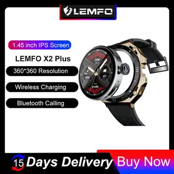 LEMFO Smart Hodinky 2023 NFC Smartwatch Pre Človeka Bluetooth Hovor Bezdrôtové Nabíjanie Vodotesné Hodinky 1.45 Palcový 360*360 Palcový HD Displej