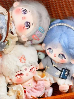 20 cm IDol Bábika Anime Plyšové Star Bábiky Roztomilé Plyšové Prispôsobenie Obrázok Hračky Bavlna Baby Doll Plushies Hračky Fanúšikov Kolekcie Darček