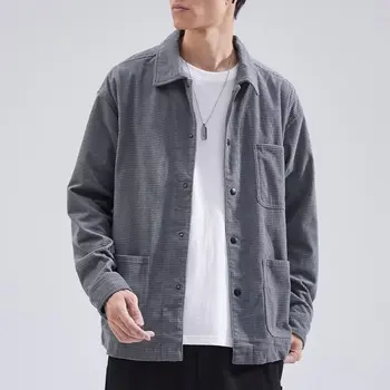 Nový kabát voľné Japonský vintage bunda na oblečenie pre mužov