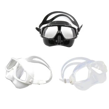 Šnorchel Potápačská Maska pre w/ Nastaviteľný Popruh Anti-fog Tvrdeného Skla Potápačské Masky
