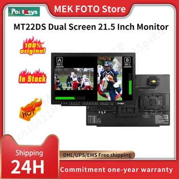 Portkeys MT22DS Dvojitá Obrazovka Vyrazili 21,5 Palcový Monitor Kompatibilný s HDMI 3G-SDI Riaditeľ Monitor Bezdrôtový Prenos Videa