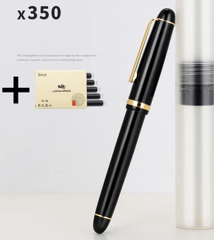 Jinhao X350 Black Výkonný Business Plniace Pero, Zlatý Výbava EF/F/M Nib/Calligraphy Fude Nib Kancelárske Školské potreby