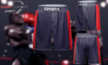 Cody Lundin Nový Dizajn Bjj Jiu Jitsu&MMA Čierne Šortky Fitness Muž Muay Thai Box krátke pre Človeka sportwear Kompresie Prispôsobiť