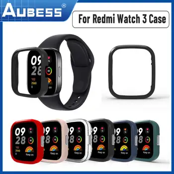 Tvrdené Sklo Prípade Skla Pre Redmi Sledujte 3 Smart Watchband Screen Protector Nárazníka Shell Pre Xiao Redmi Watch3 Kryt Prípadoch